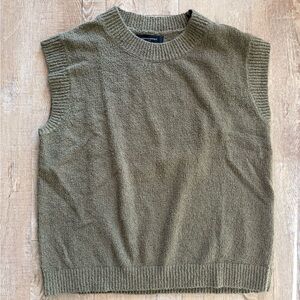 Banana Republic Women's Olive Crewneck Sweater